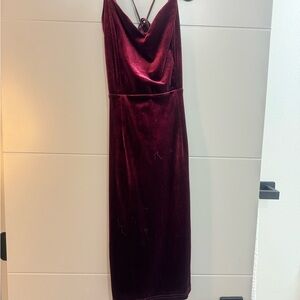 Lulus burgundy dress